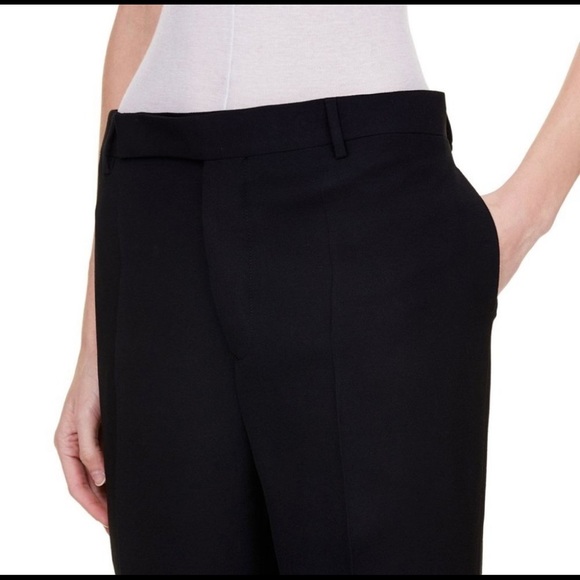 RICK OWENS 'LARRY' OFF-THE-RUNWAY CROPPED TROUSERS - Picture 3 of 7